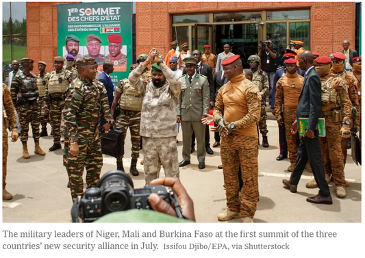 Russia Signs Satellite Deal With Three West African Military Juntas - published 10/23/2024