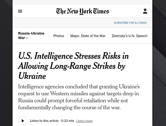 How our magnificent government is defending us against the evil Russian Mafia - published 9/28/2024